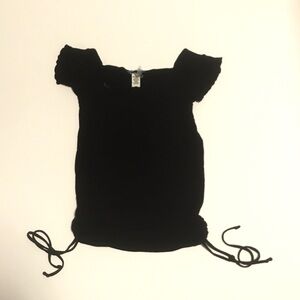 Chic Black Off-Shoulder Top